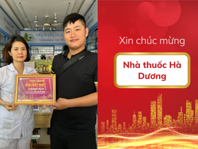 Xin chúc mừng: Nhà thuốc Hà Dương đã trúng giải đặc biệt chương trình “MUA HÀNG Á ÂU, TRÚNG VÀNG 9999”